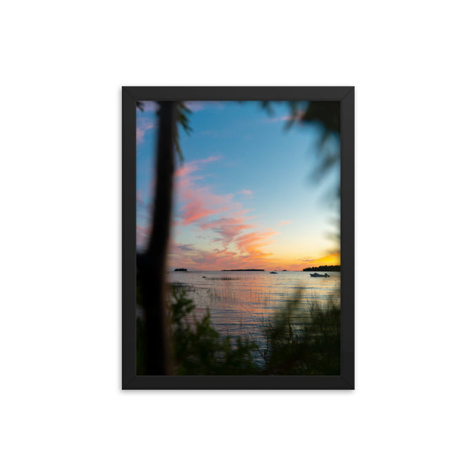 Oliphant Sunset Framed Poster