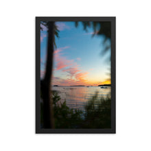 Load image into Gallery viewer, Oliphant Sunset Framed Poster