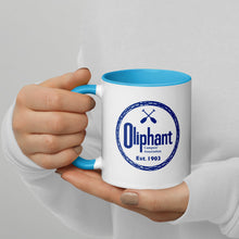 Load image into Gallery viewer, Mug with Color Inside + Oliphant Logo